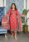 Digital print patel three piece v22