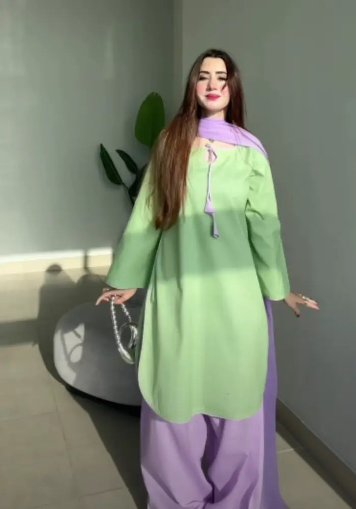 Premium Summer Lawn 3-Piece Stitched Set