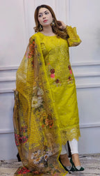 New Embroidery Three Piece M10