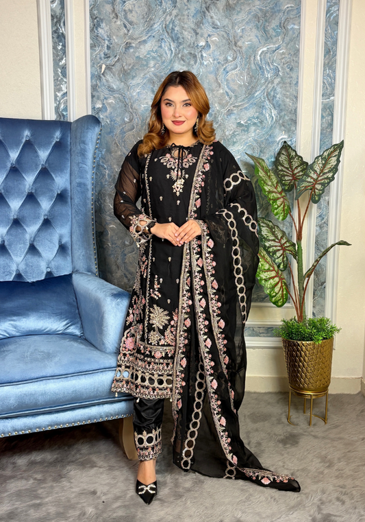 Premium Embroidered 3-Piece Suit Collection – Elegant & Festive Wear (Copy)