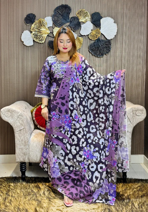 Cotton Digital Printed Three Piece M17